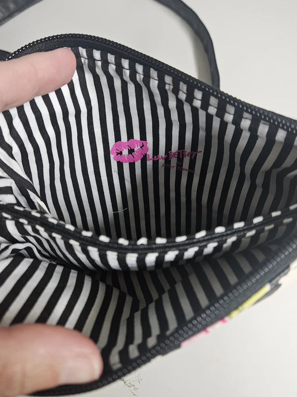 Floral Leopard Print Crossbody Bag in Pink and Black
